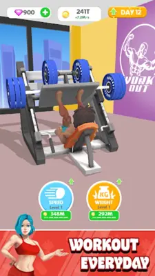 Idle Workout Fitness android App screenshot 0