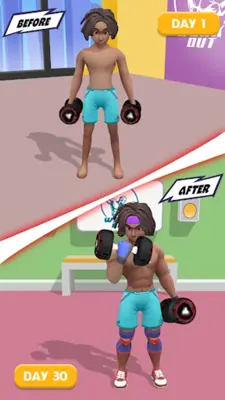 Idle Workout Fitness android App screenshot 3